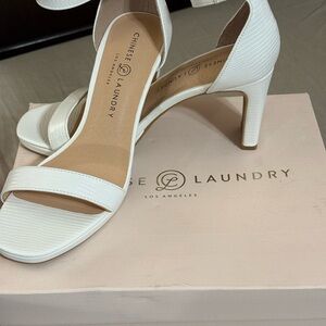 Chinese Laundry Classic White Heels